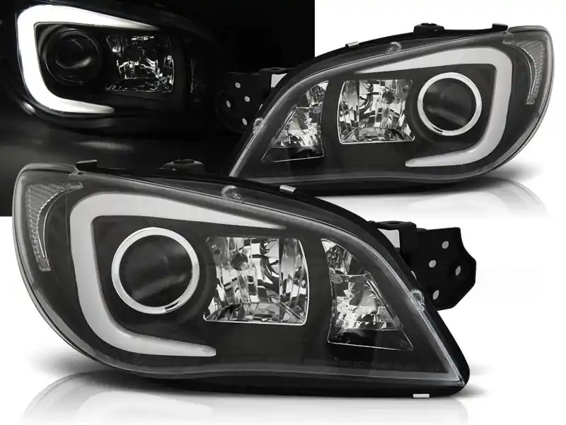 Koupit Online SUBARU IMPREZA II GD 06-07 - přední černá světla TUBE LIGHT pro xenon