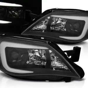 Pouze Dnes SUBARU IMPREZA III GH 07-12 - přední černá světla TUBE LIGHT