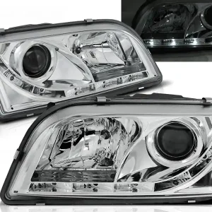 VOLVO S40/V40 96-03 - přední chrom světla LED svícením Nakupujte Hned