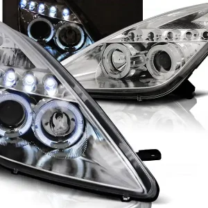 Vrácení Zdarma TOYOTA CELICA T230 99-05 - přední chrom světla ANGEL EYES