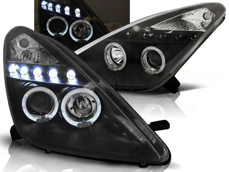 Objednat Nyní TOYOTA CELICA T230 99-05 - přední černá světla ANGEL EYES