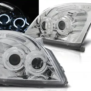 Akční Cena TOYOTA LAND CRUISER 120 03-09 - přední chrom světla ANGEL EYES