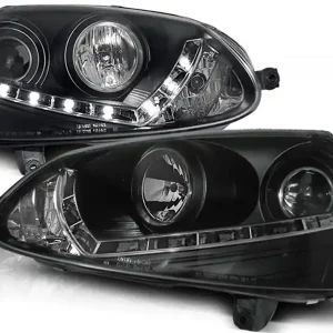 Nejlepší Volba VW GOLF 5 - přední černá světla s LED svícením pro xenon