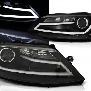 Pouze Dnes VW JETTA VI 11-18 - přední černá světla TUBE LIGHT
