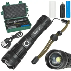 Taktická svítilna, LED XHP50, 15 W, 1500 lm, baterie 1800 mAh, krytí IPX8 Kup Teď