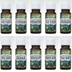 Akce Esenciální oleje, různé vůně, 10 ml - SALOOS