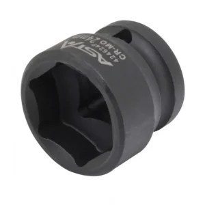Nástrčné hlavice, úderové, extra krátké, 1/2", šestihranné, různé velikosti - ASTA Autentický