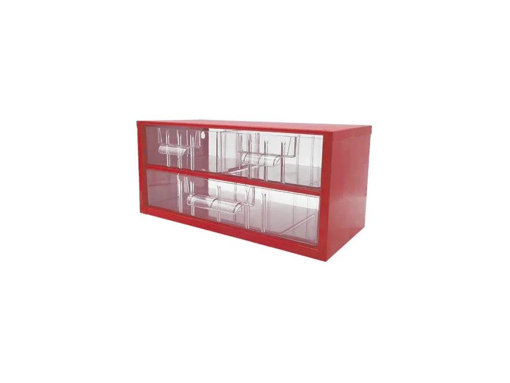 Expresní Doručení TOKOZ - Zásuvkový organizér 03 / 2M, 1L - RAL 3002 - Červená (6733)