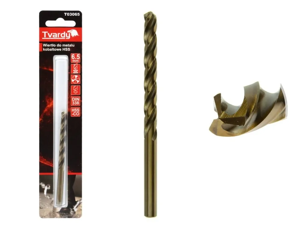 Vrácení Zdarma HSS kobaltový vrták M35 3 drážky ostrý 6,5 mm