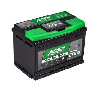 Horká Nabídka Autobaterie Galaxy EFB 70 Ah 12V, pro start-stop systém, 278x175x175 mm