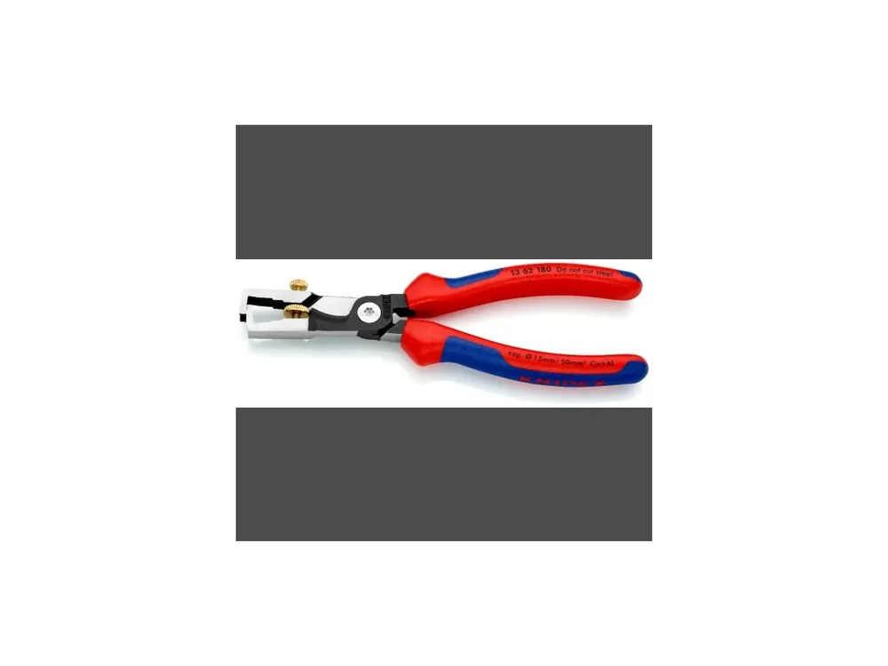 Odizolovací kleště s kabelovými nůžkami, odizolovací průměr max. 5 mm - KNIPEX 13 62 180 Sezónní Sleva