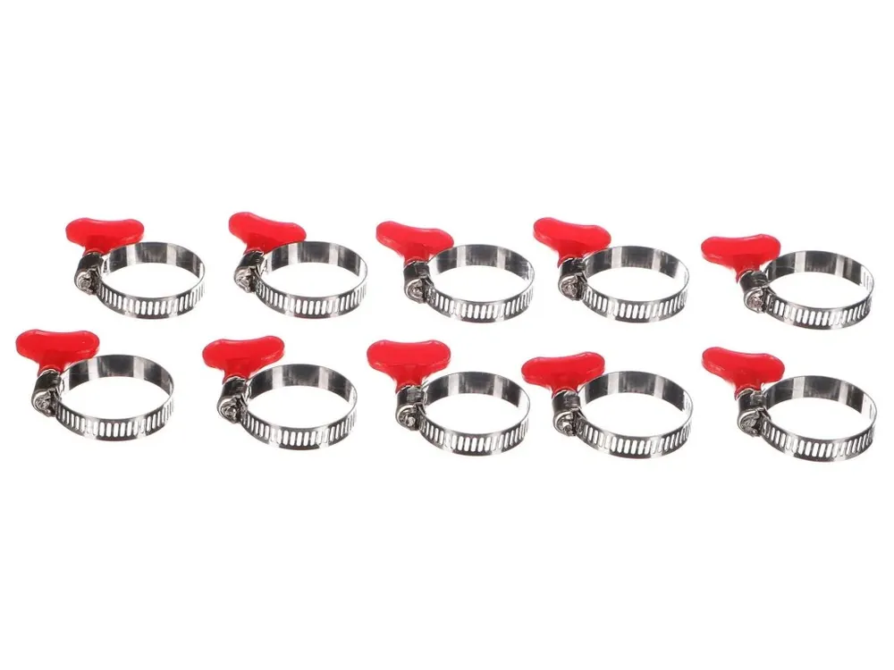 Hadicová spona s motýlkem MECHANIC CONNECT, 18-32 mm, 10 ks - SIXTOL Nízká Cena