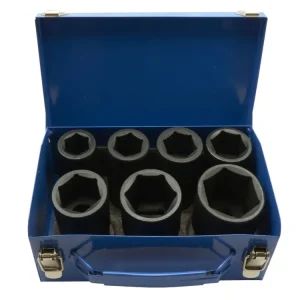 Top Prodej Nástrčné hlavice, úderové - průmyslové 1", 24 - 46 mm, 7 ks - ADLER AD-7D