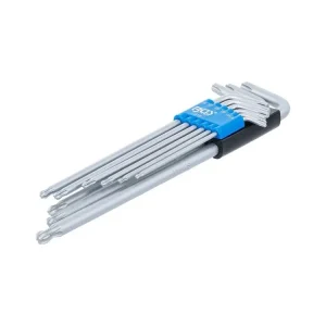 Akce BGS Technic BGS 819 Zástrčné klíče T-profil T10 ÷ T50 velmi dlouhé s kulovou hlavou (Sada