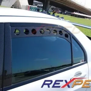 Mitsubishi Lancer Evo 9 - Okenní větrací otvory z Carbonu od REXPEED ! Ihned K Objednání