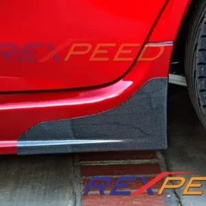 Dokud Zásoby Vydrží Mitsubishi Lancer Evo X - Boční lemy Aero z Carbonu od REXPEED !