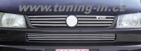 Speciální Cena VW Transporter/Caravelle T4 97-03 - NEREZ (!) chrom spodní lišty nárazníku - OMSA LINE