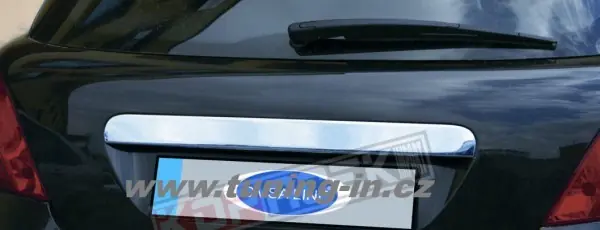 Peugeot 207 - nerez chrom lišta nad SPZ - OMSA tuning Výhodná Nabídka