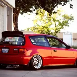 Aktuální Honda Civic 91-96 3dv. - Křídlo - CARBON