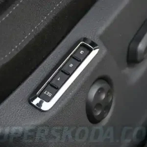 Finální Výprodej Škoda Octavia III - Chromové rámečky nastavování sedaček