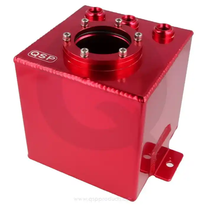 QSP - palivový catchtank hranatý červený 1litr Výprodej
