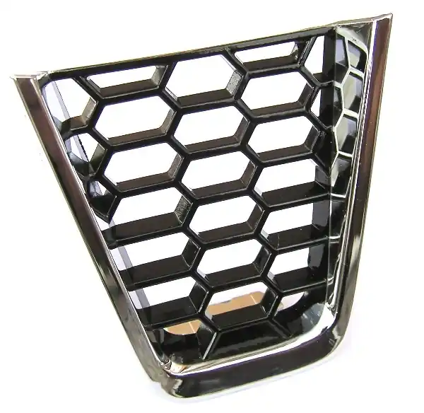 Speciální Cena Plaketka do zkoseného volantu Škoda Karoq (2017 - 2020) - RS style Honeycomb BLACK / CHROME