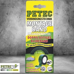 Exteriérová oboustranná transparentní samolepící páska 19 mm x 2 metry - Petec Časově Omezené