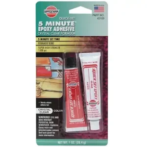 Kup Teď Rychleschnoucí dvousložkové čiré epoxy lepidlo VERSACHEM, 28g