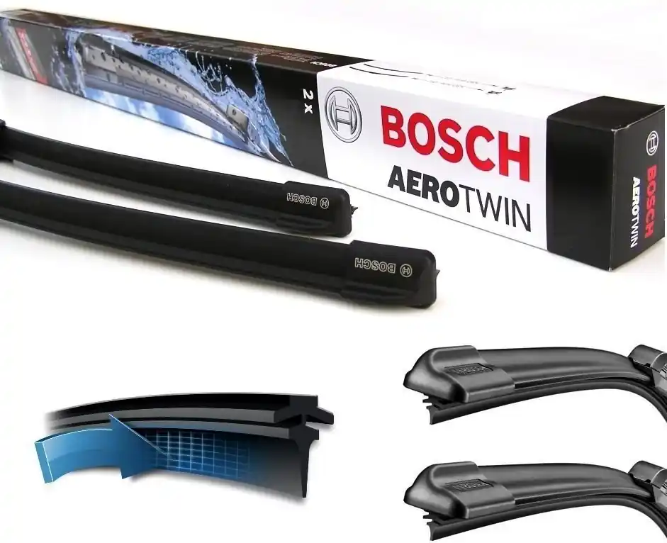 Ověřený Stěrače Bosch Audi A5 Coupe (rok 2007) 600 + 500 mm Aerotwin A296S