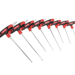 Sada torx klíčů s T-rukojetí, CR-V, T10–T50, 8 ks AMIO Dokud Zásoby Vydrží