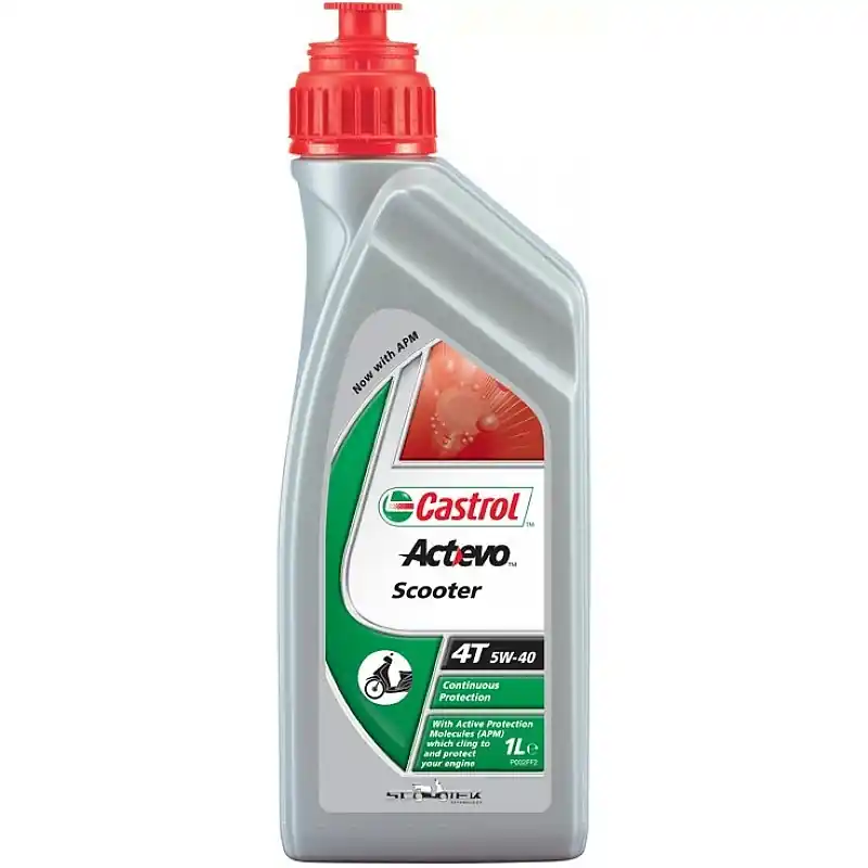 Nejlepší Volba Motocyklový olej Castrol ACT EVO X-Tra Scooter 4T 5W-40
