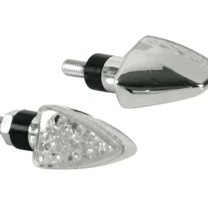 Výprodej LED blinkry na motorku LAMPA ARROW-2, chromované