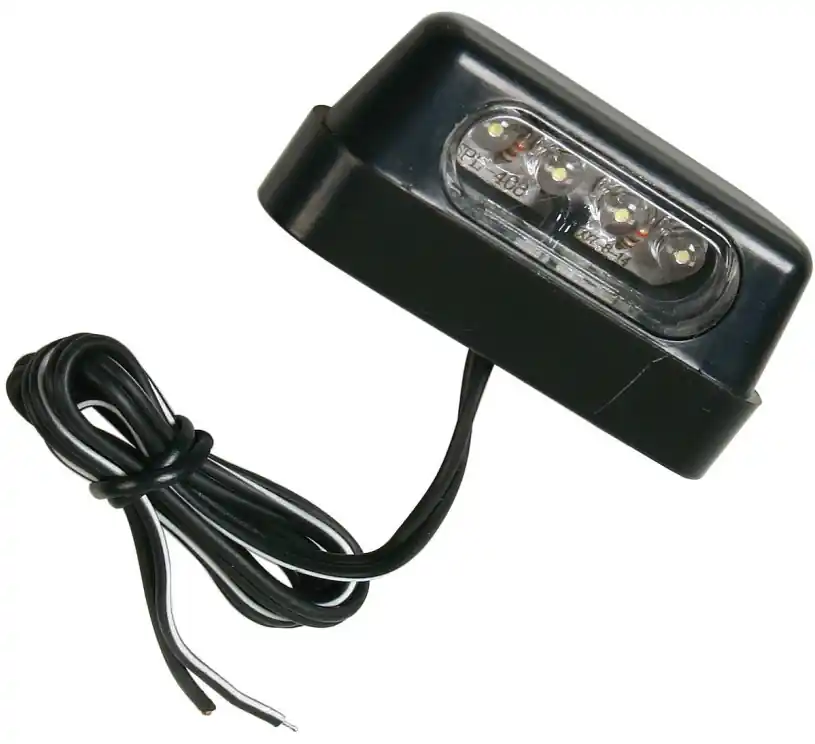 Modré LED osvětlení SPZ na motorku - délka 55 mm - Lampa Italy Akční Nabídka