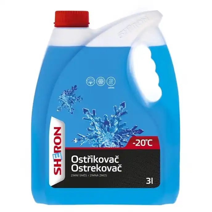 Bezpečná Platba Zimní kapalina do ostřikovačů Sheron (-20°C) - 3 litry