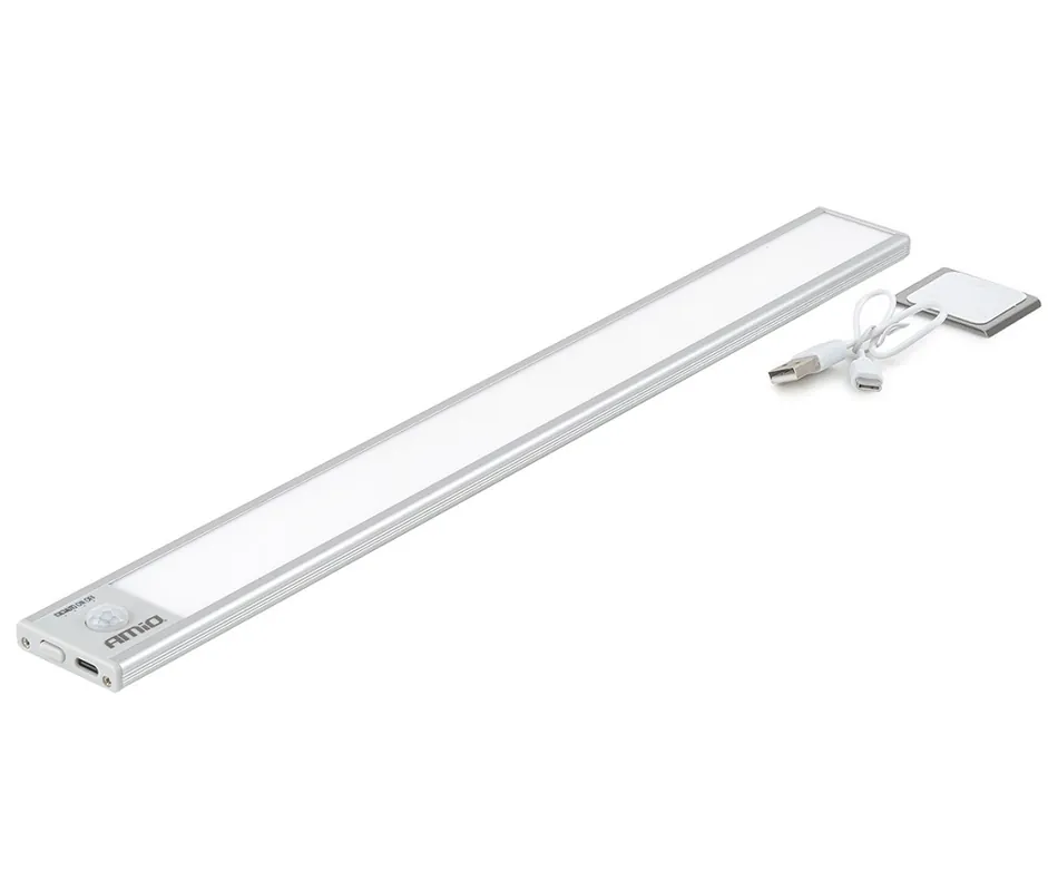 Víkendová Akce AKU LED světlo 40 cm se senzorem pohybu 2W 1500mAh AMIO