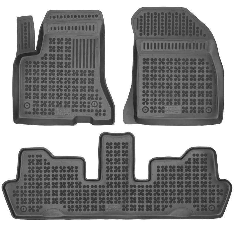 Levný Gumové autokoberce Citroen C4 Grand Picasso I (2006 - 2013) zvýšený okraj REZAW