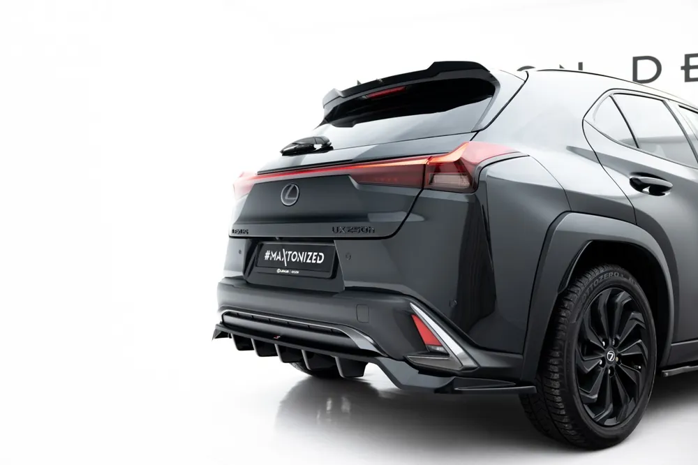 Rychlé Dodání Lexus UX F-Sport Mk1, spoiler zadního nárazníku s žebrováním, Maxton design