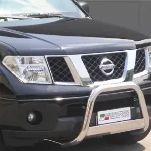 Nissan Navara II nerezový přední ochranný rám 63mm Finální Výprodej