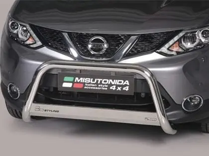 Nissan Qashqai II nerezový přední ochranný rám 63mm Tovární Cena