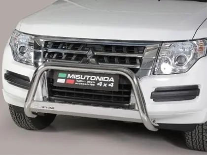 Mitsubishi Pajero 3/5-dvéř. nerezový přední ochranný rám 63mm Levný