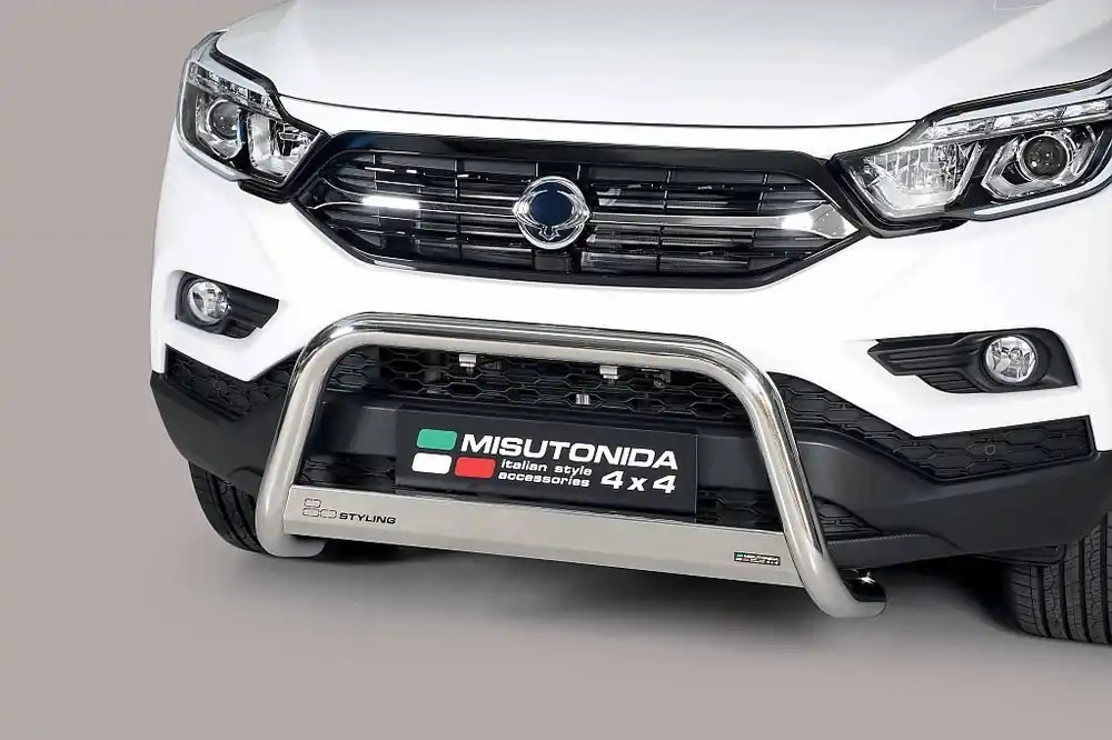 Horká Nabídka SsangYong Musso nerezový přední ochranný rám 63mm