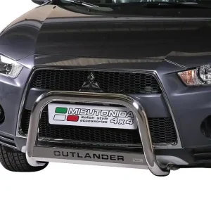 Dokud Zásoby Vydrží Mitsubishi Outlander II FL nerezový přední ochranný rám 63mm
