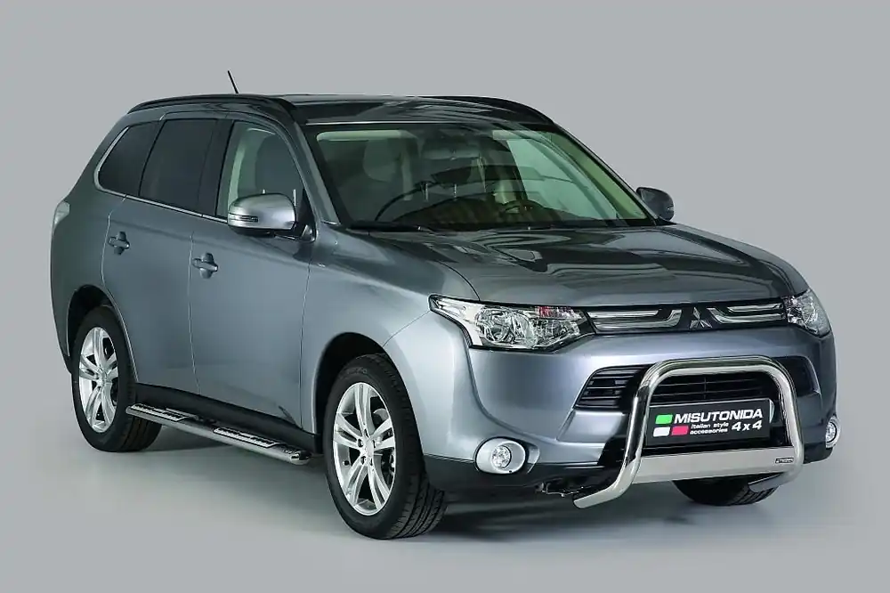 Nejlepší Volba Mitsubishi Outlander III nerezový přední ochranný rám 63mm