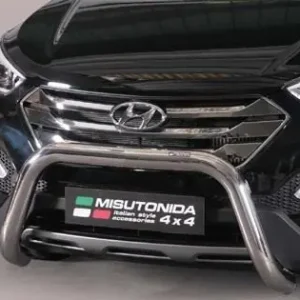 Hyundai Santa-Fe III nerezový přední ochranný rám 76mm Super Cena