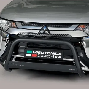 Dokud Zásoby Vydrží Mitsubishi Outlander III facelift nerezový přední ochranný rám 76mm