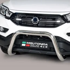 Ssangyong Musso nerezový přední ochranný rám 76mm Sleva