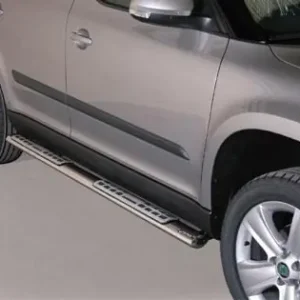 Nerez boční designové nášlapy Škoda Yeti / facelift Novinka