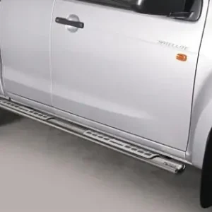 Speciální Cena Nerez boční designové nášlapy Isuzu D-Max II, Space Cab
