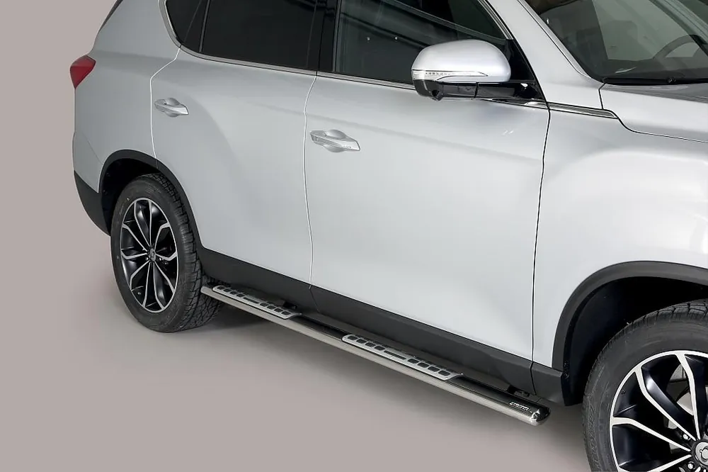 Nerez boční designové nášlapy SsangYong Rexton II Y400 Tovární Cena