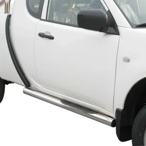 Nerez boční nášlapy se stupátky Mitsubishi L200 Club Cab Expresní Doručení